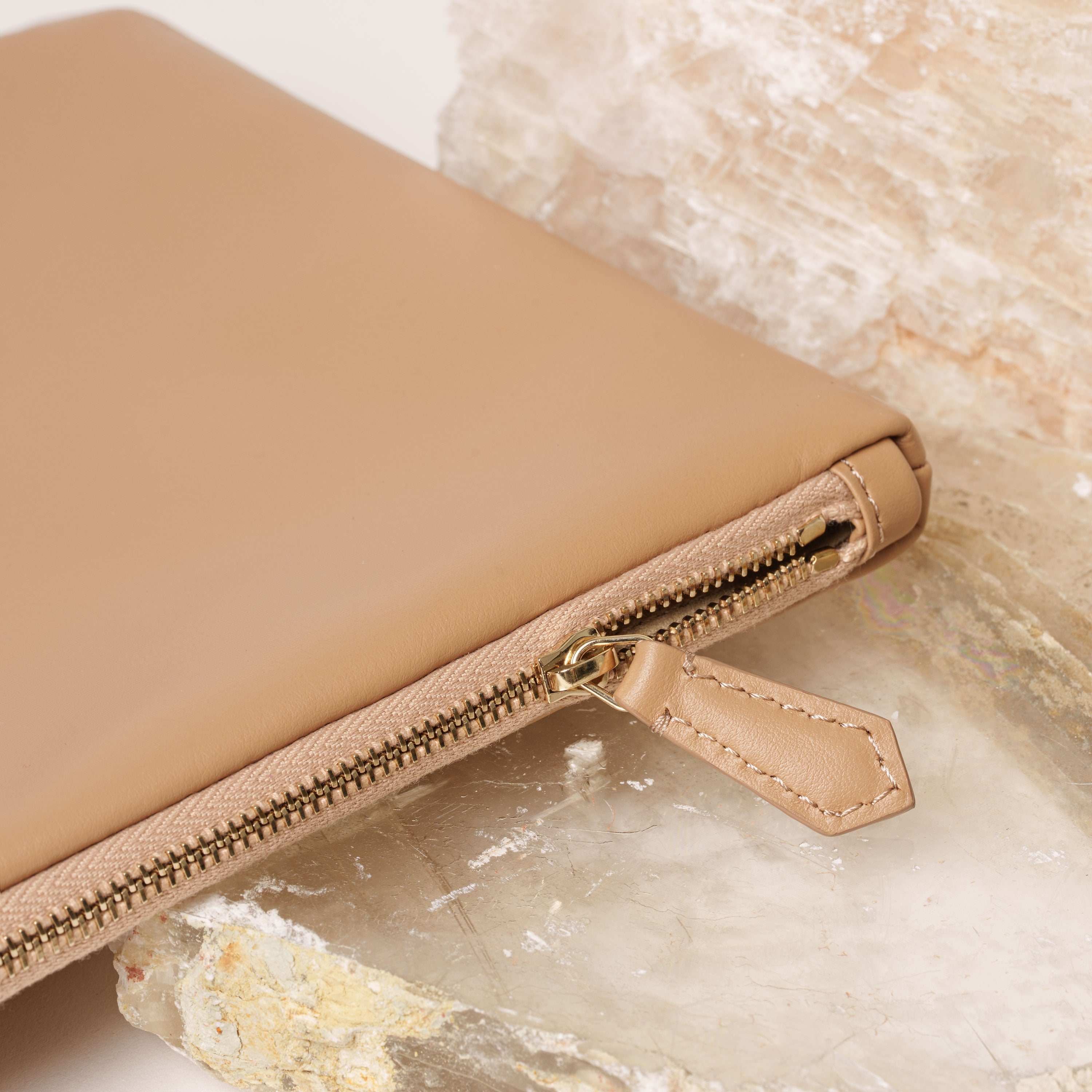 Large Pouch in Biscuit