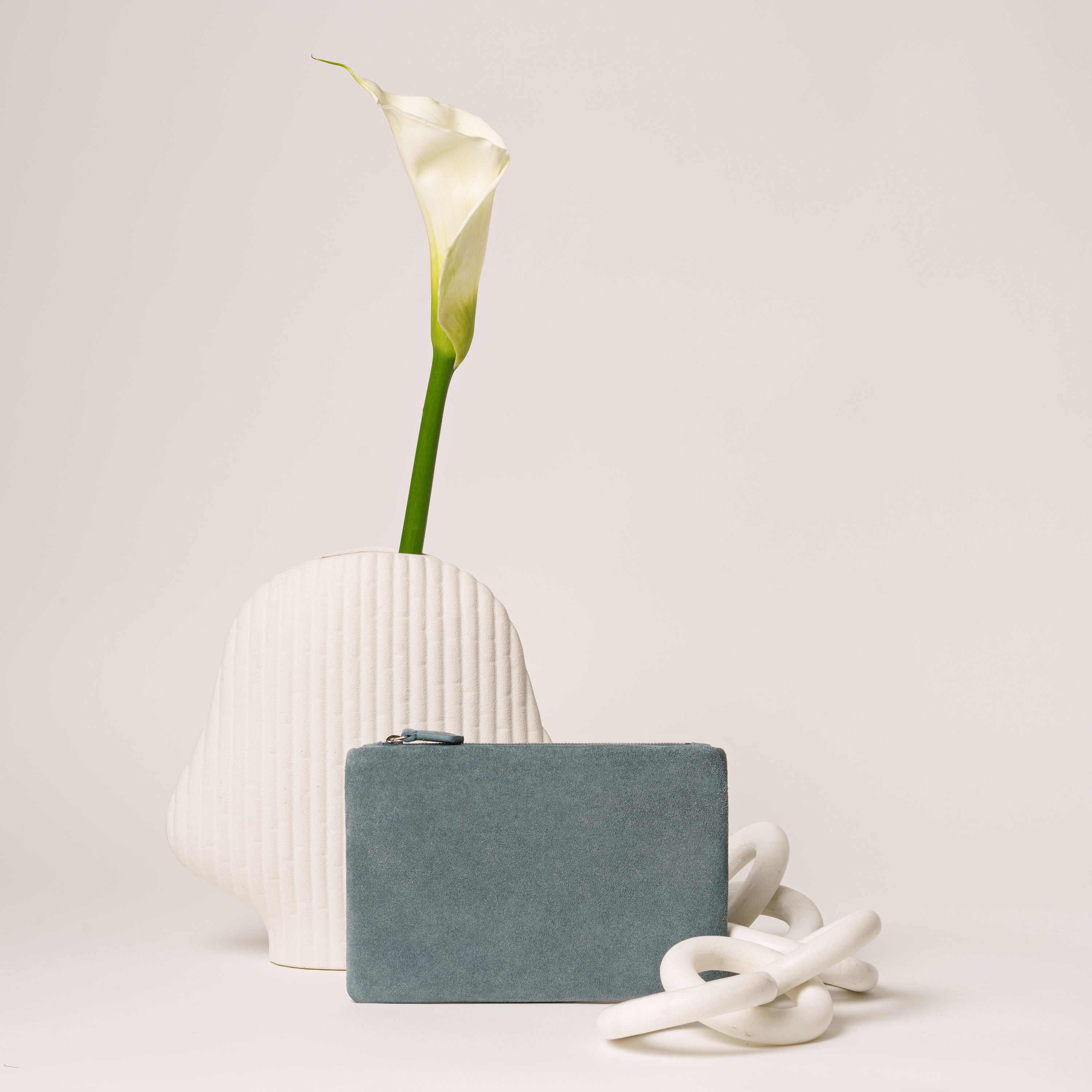 Small Suede Pouch in Pixie