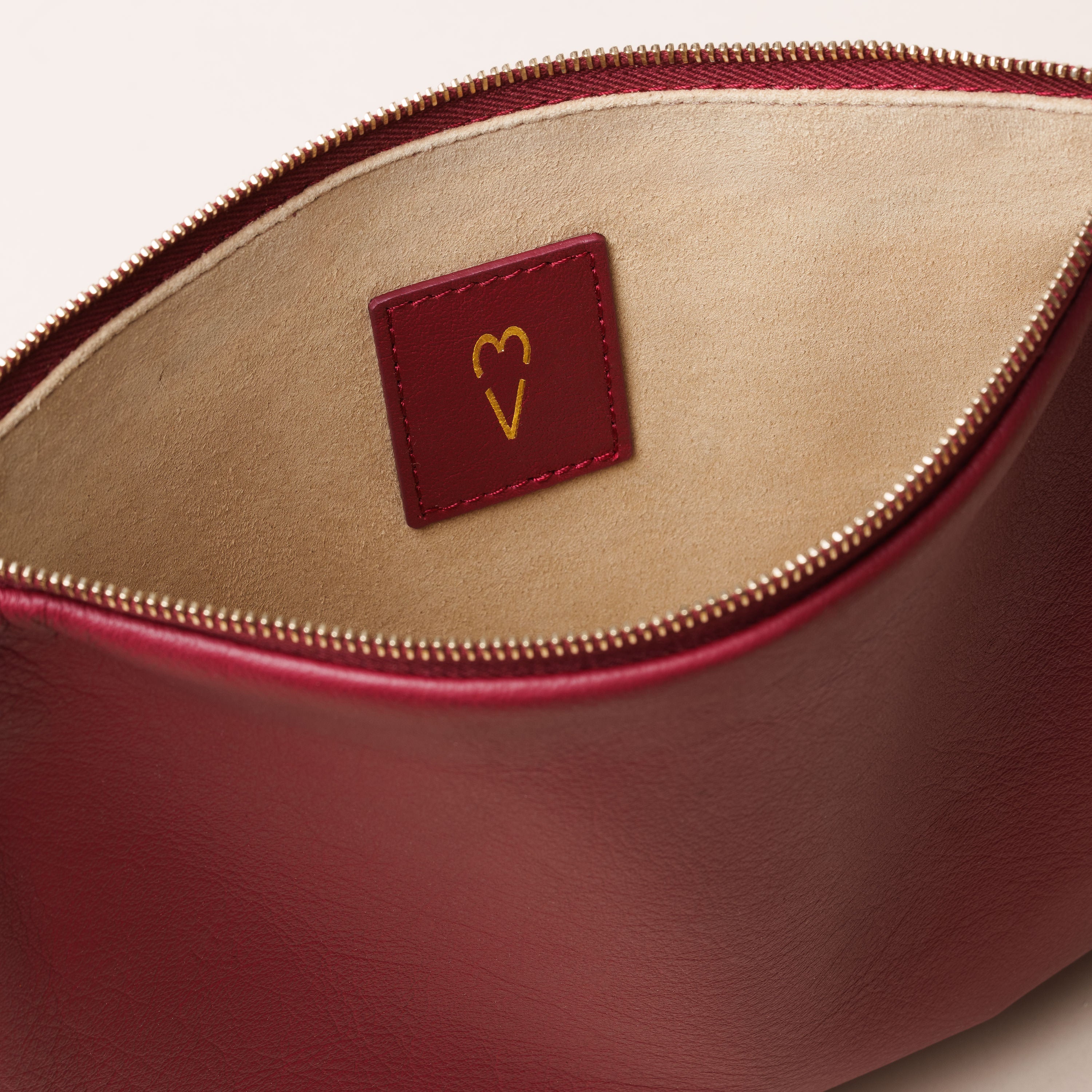 Large Pouch in Burgundy
