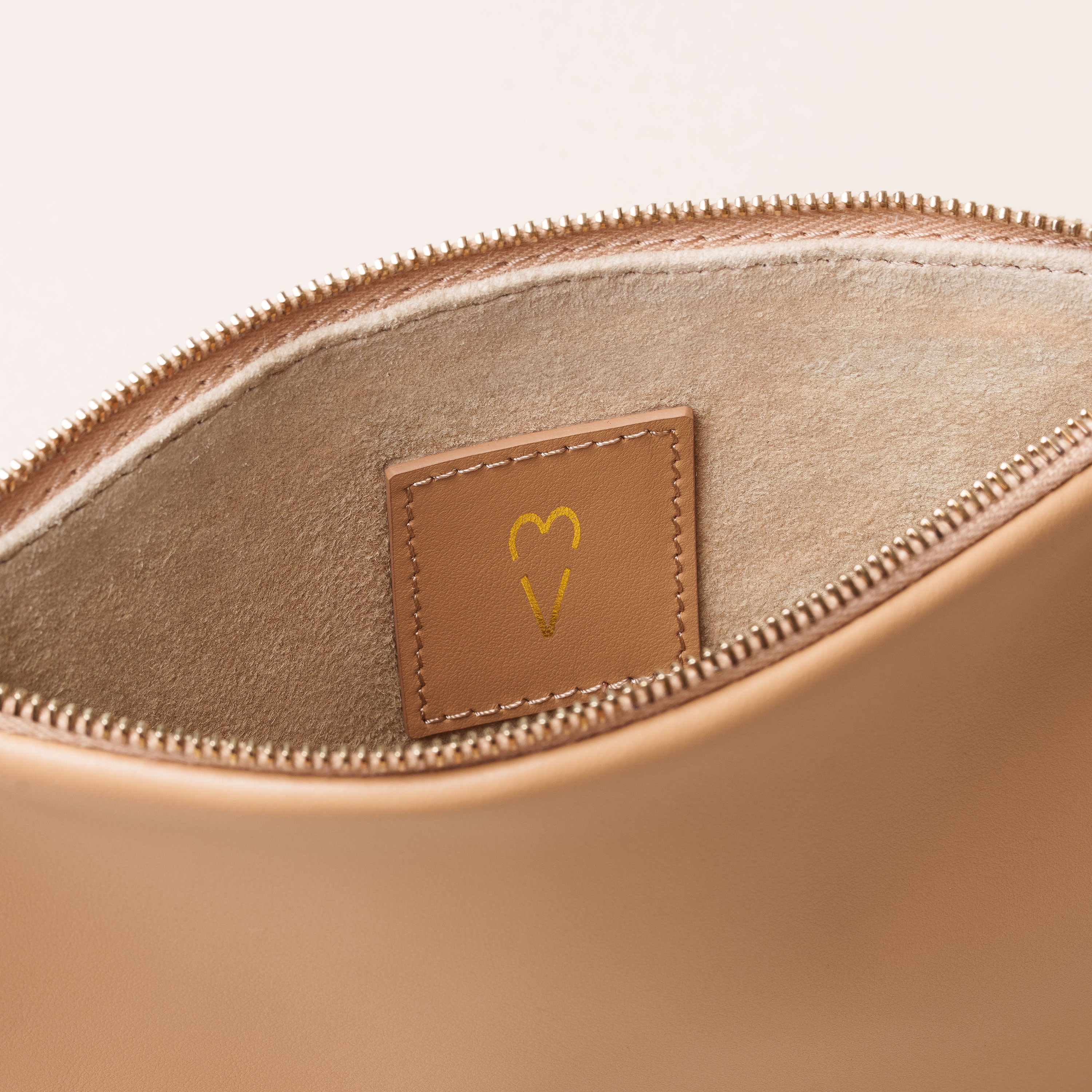 Small Pouch in Biscuit