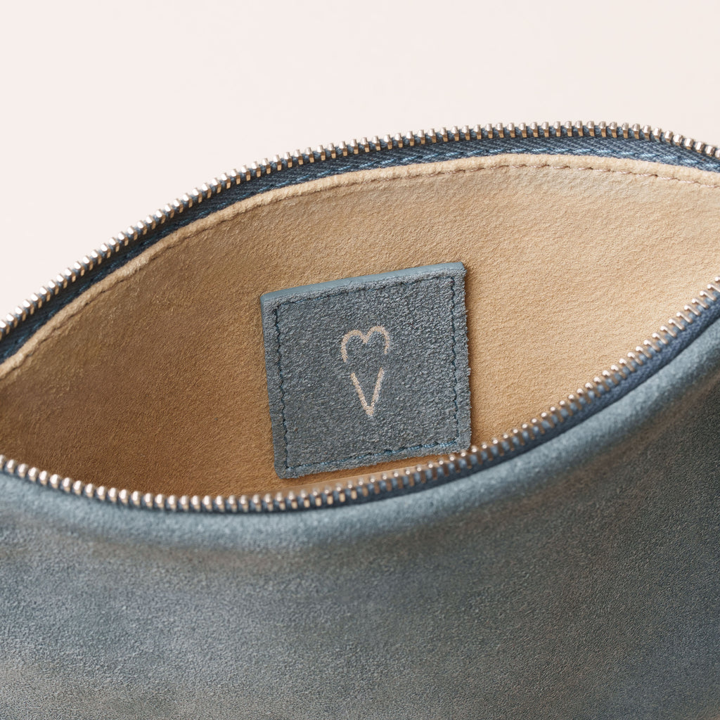 Small Suede Pouch in Pixie